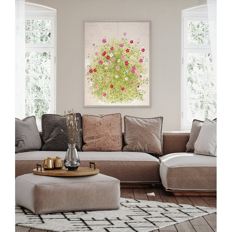Printemps par Paule Marrot - impression, Boîte en acrylique, H 56 po x l 44 po x P 1,25 po