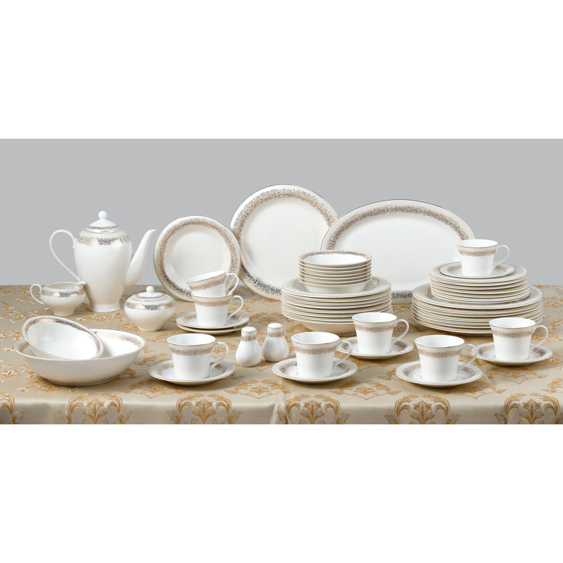 Service de table en porcelaine tendre Lorren Home Trends