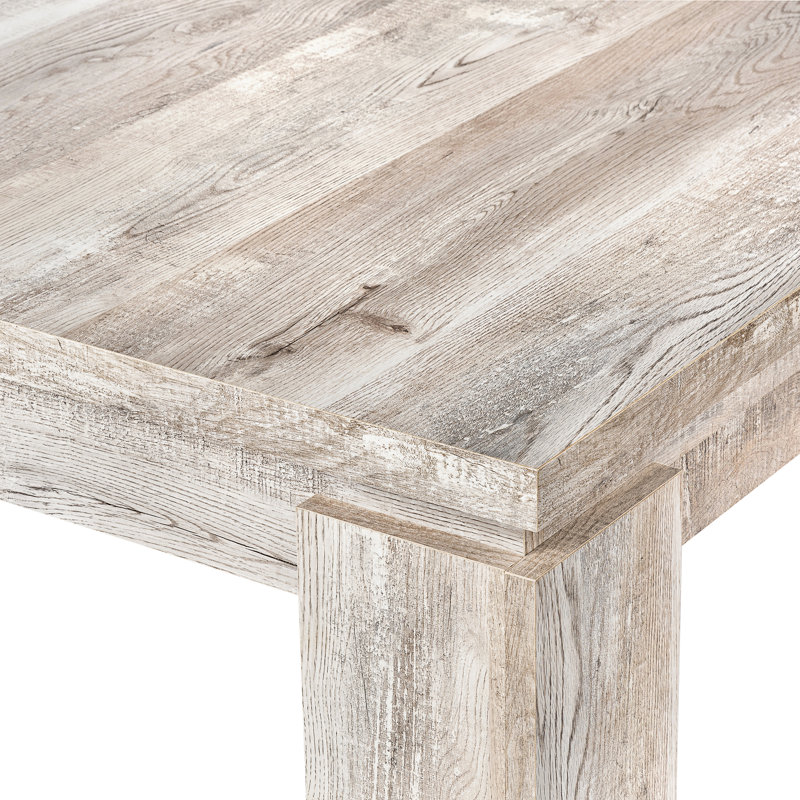 Dining Table, 60" Rectangular, Kitchen, Dining Room, Beige Laminate, Contemporary, Modern, Taupe