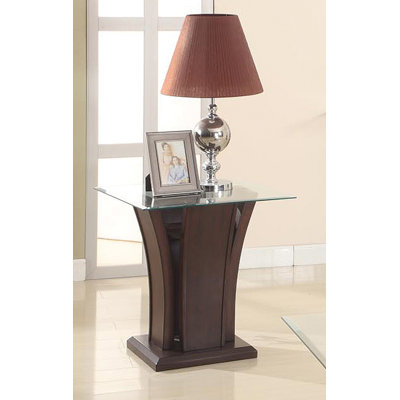 Bruening Steel Top End Table
