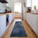 Premium Machine Washable Cerrito AMF565 Blue Rug