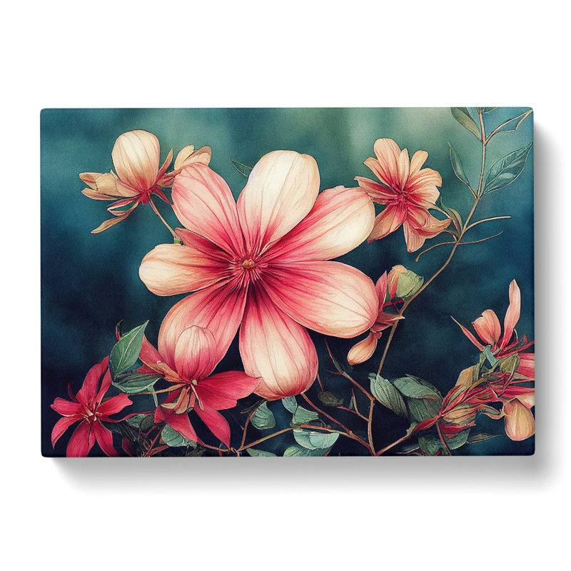Irresistible Flowers - Wrapped Canvas, 35cm H x 50cm W x 3cm D