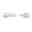 Canapé modulaire avec rangement Hinckley en blanc polaire-1128456181