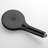 1-Spray Round High Pressure Handheld Shower With 27.5 In. Wall Bar In Matte Black