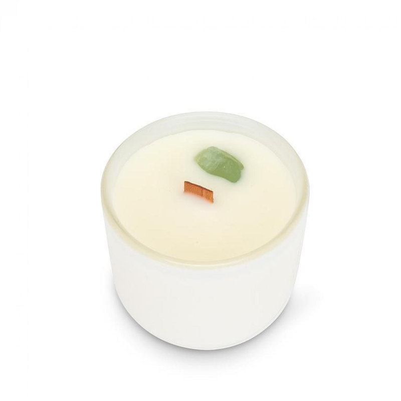 Aventurine Crystal Candle, Green, 2 oz Jar