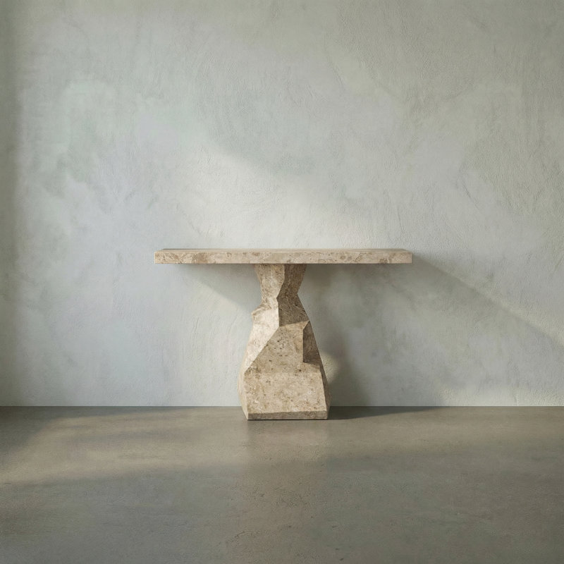 Tilden Console, Marble, White