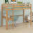 High Loft Bed, Wood Loft Bed With Safety Guardrail, Built-In Desk, Ladder-636454897