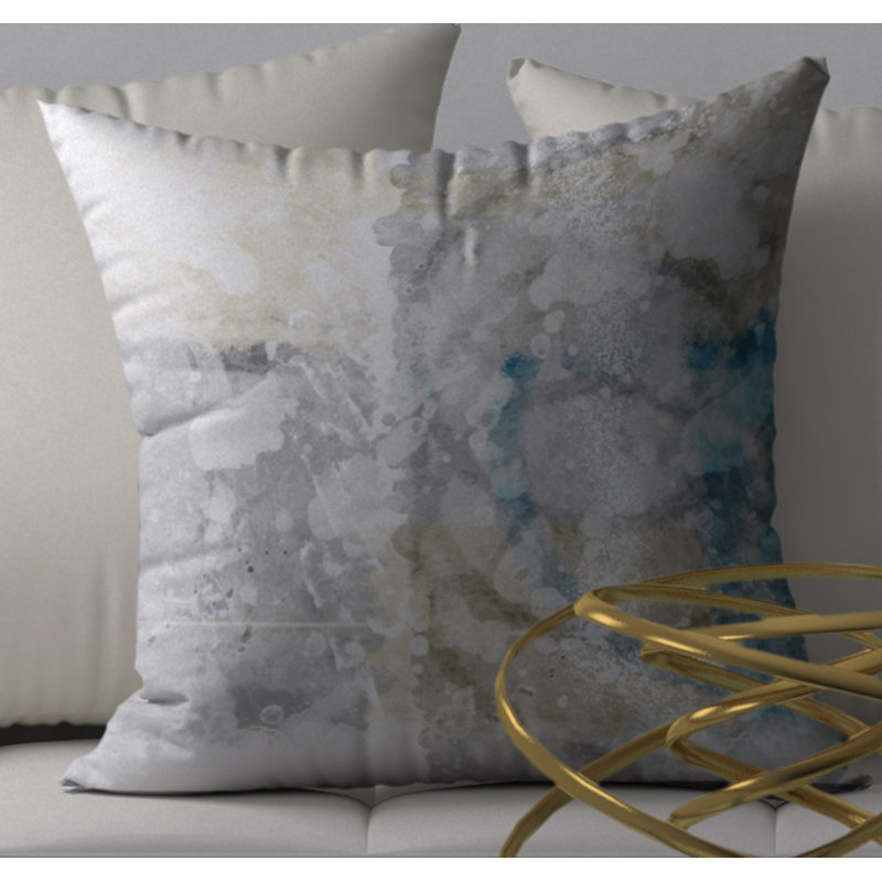 Magnifique housse de coussin carrée séduisante/insert, 18 po x 18 po