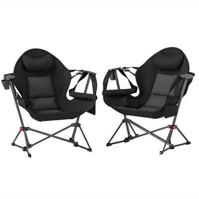 Folding Camping Chair with Cushions