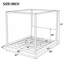 Lit plateforme à baldaquin en bois avec tête de lit-1539458360-1539458363