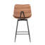 Mid-Century Swivel Bar Stool With PU Leather Seat-482110714