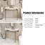 Meuble-lavabo autoportant simple avec plateau en céramique-106480393