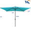 Parasol rectangulaire 10x6.5ft Turquoise-787760336