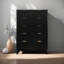 123 cm W Chest of 5 Drawers