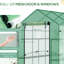 Walk-In Greenhouse 7 pi x 5 pi x 6 pi, configuration bloquante, porte grillagée et fenêtres, 18 tablettes pour la protection des fleurs, des herbes, des légumes et de la croissance, plante
