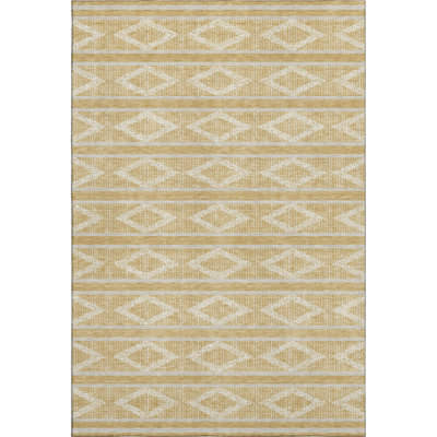 Premium Machine Washable Diskin AMF1029 Geometric Rug