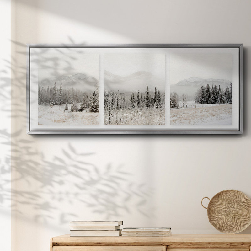 Snowbound- Framed Canvas, 20" H x 50" W