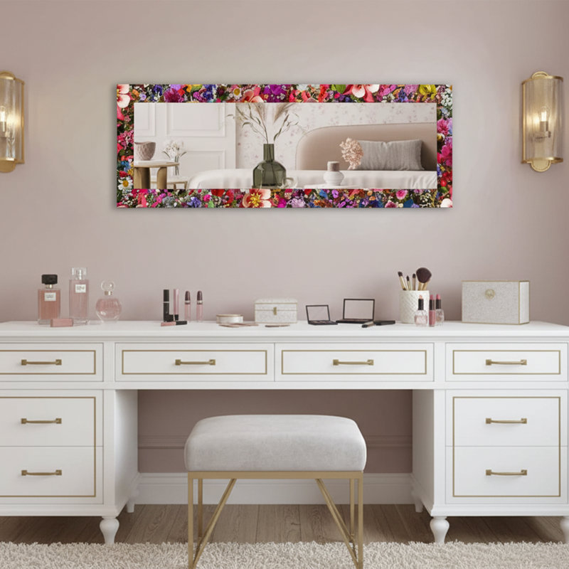 Ede Pine Wood Rectangle Mirror