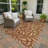 Machine Washable Indoor/Outdoor Chantille ACN2411 Botanical Rug-1165774678