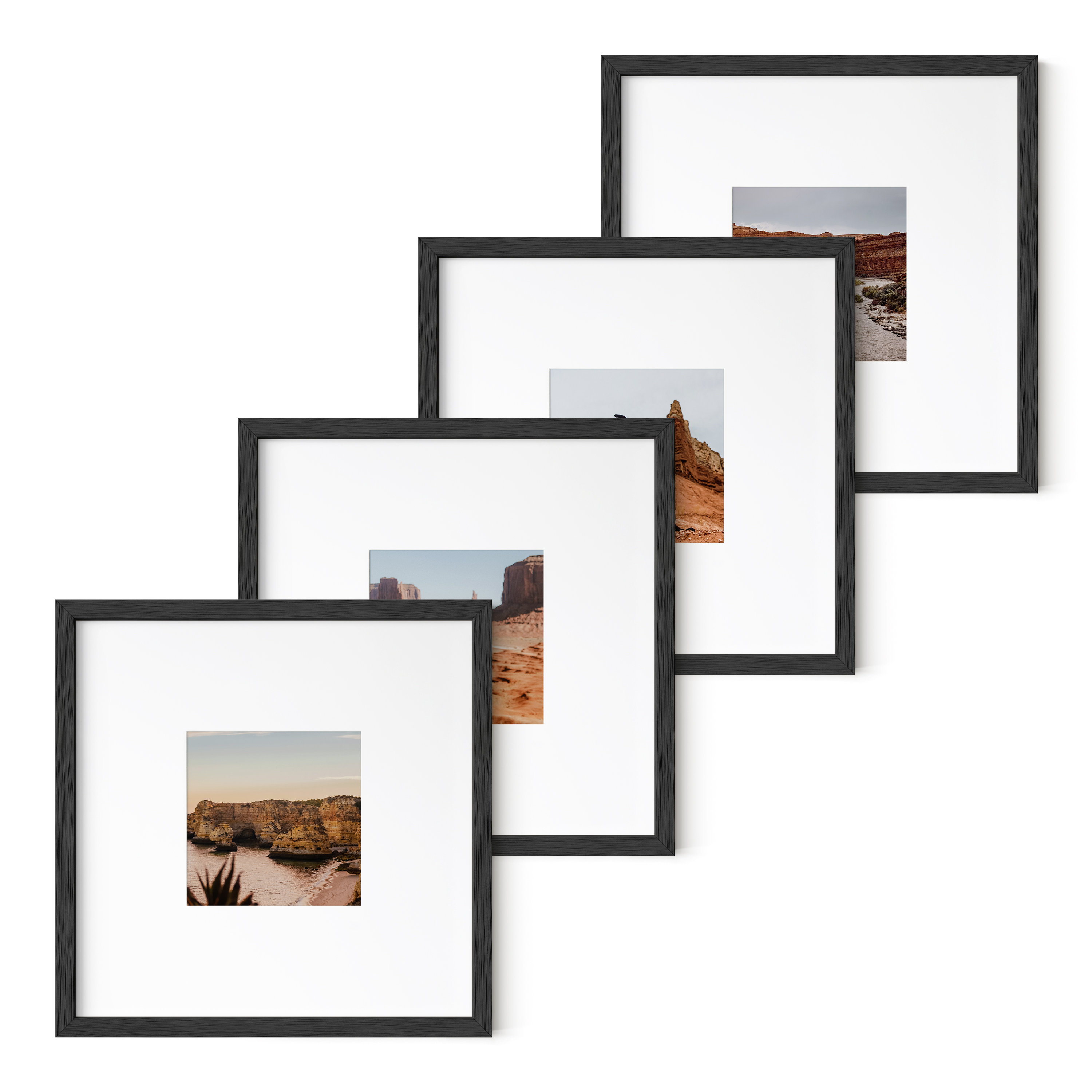 Haus and Hues Wood Picture Frame - Set of 4 & Reviews | Wayfair