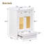 Meuble-lavabo simple 24 po avec lavabo blanc
