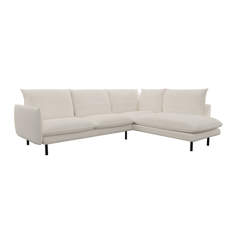 Isak Grand Right Corner Sofa, Cream, Right Hand Facing