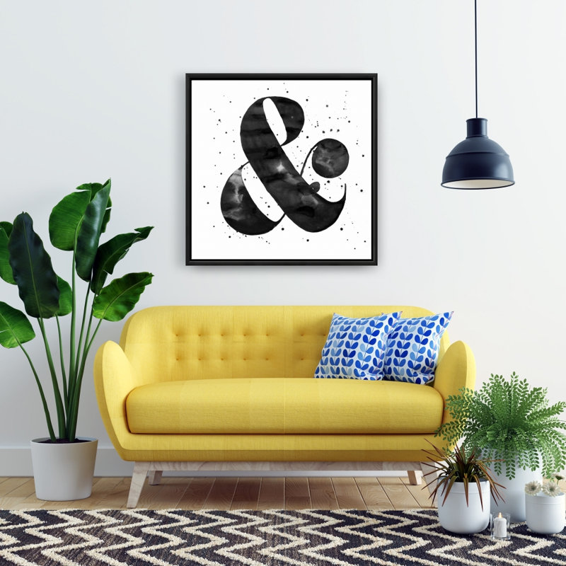 «Ampersand», reproduction sur toile