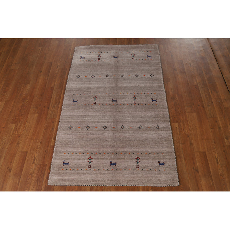 Tapis oriental petits animaux Gabbeh 3 x 5
