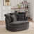 Chenille gris charbon