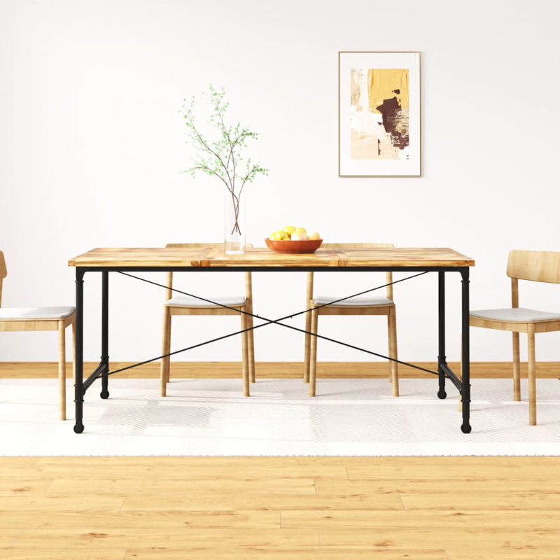 Matteo Solid Wood Dining Table, 76 x 180 x 90cm
