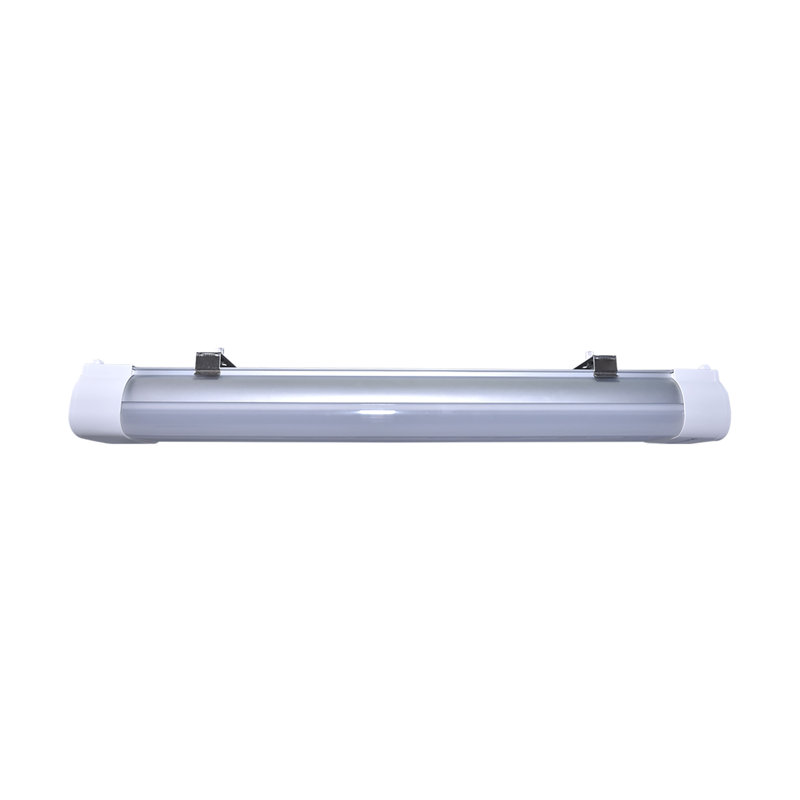 2 Foot 20 Watt LED Tri-Proof Linear Fixture with Integrated Microwave Sensor CCT Selectable, 120-277 Volt
