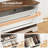 65.7" Hall Tree with Bench and Storage