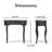 Finch Thaddeus Console Table, Dark Gray
