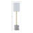 Marion 28" Table Lamp with Linen Shade, Grey