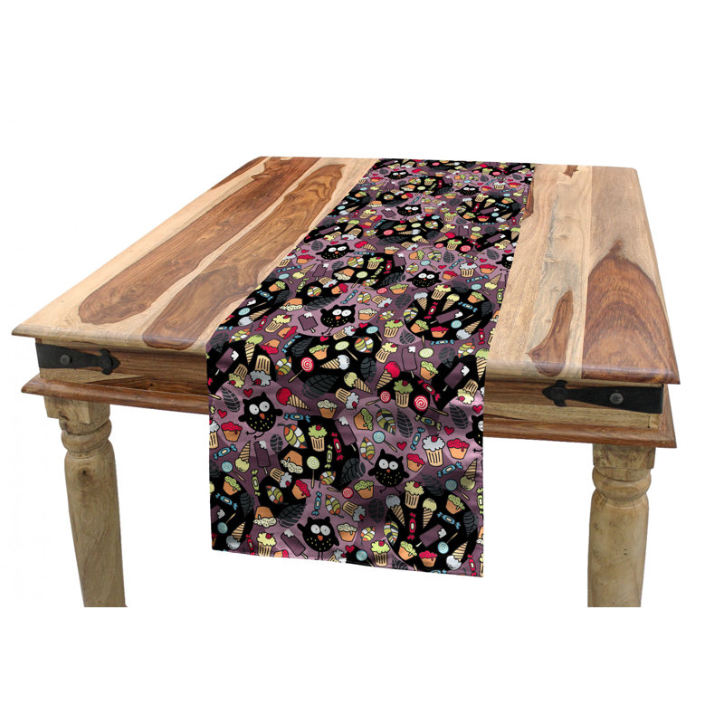 Chemin de table géométrique, 120 po x 16 po