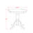 Federalsburg 2 - Person Solid Wood Solid Wood Top Pedestal Dining Set-267140756-267140752-267140755