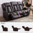 76.7 " Faux Leather Sofa Reclining-90843474