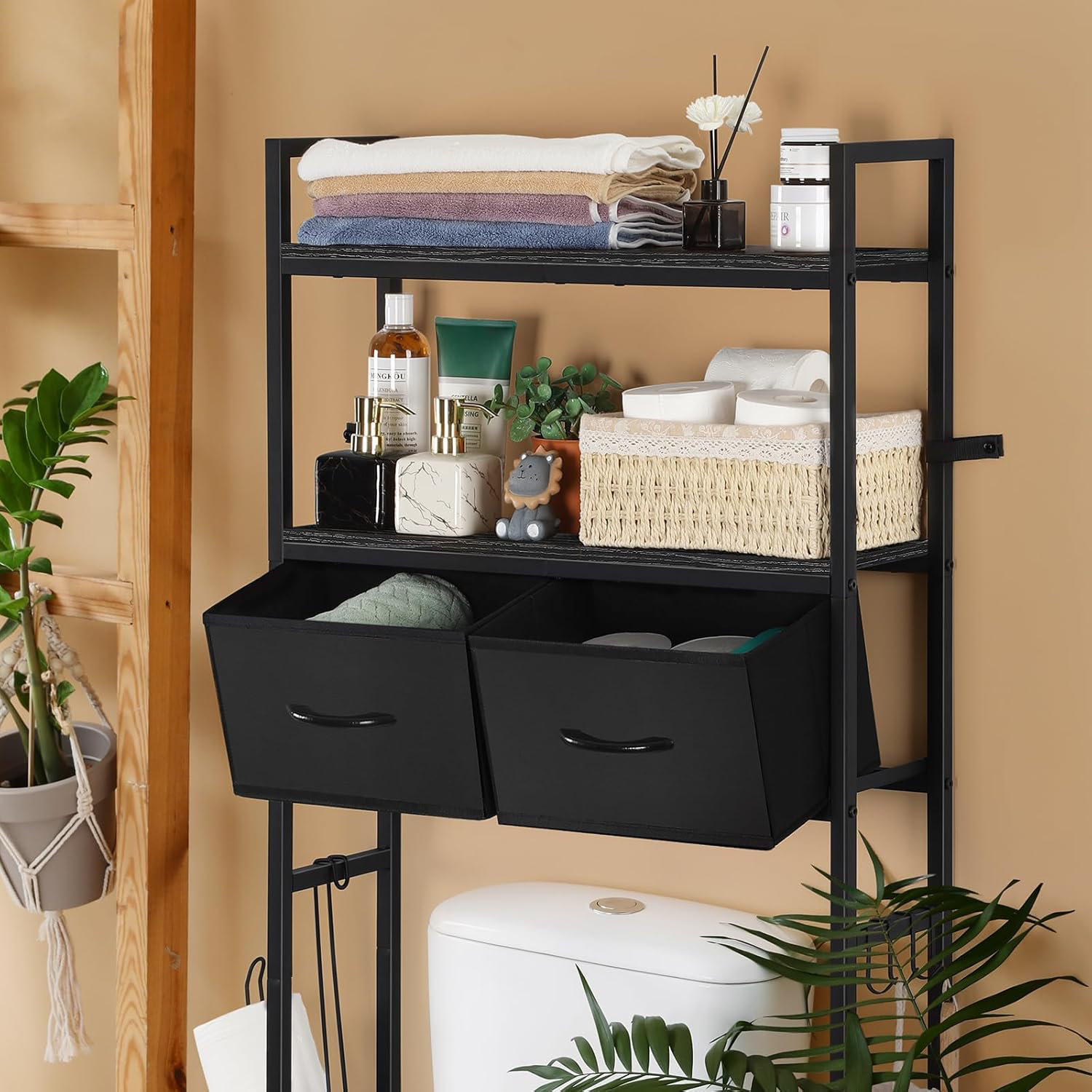 17 Stories Over The Toilet Storage Over Toilet Bathroom Organizer ...