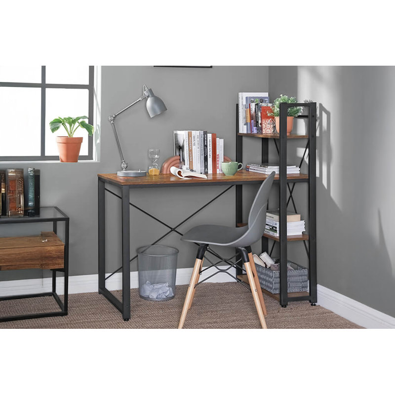 Bureau d'ordinateur 47 "x 23,5" VASAGLE avec tablettes