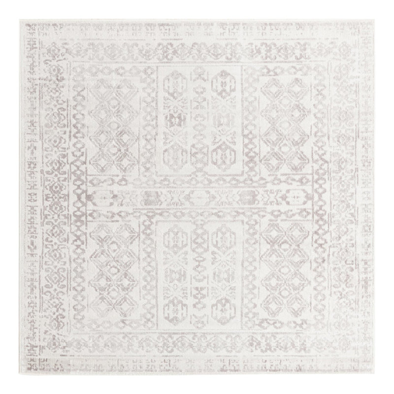Brackett Oriental Indoor Rug, Square 7'10"
