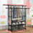 Akber Metal Adjustable Rolling Clothing Rack