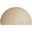Demi-rond signature fronton en uréthane, brun clair apprêté-102752349-113057100-113221388