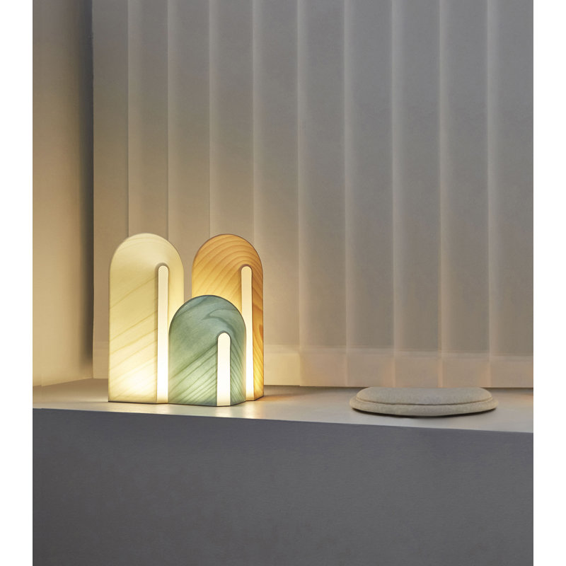 Igloo Table Lamp, 7.1" H, Sea Blue, Non-Dimmable