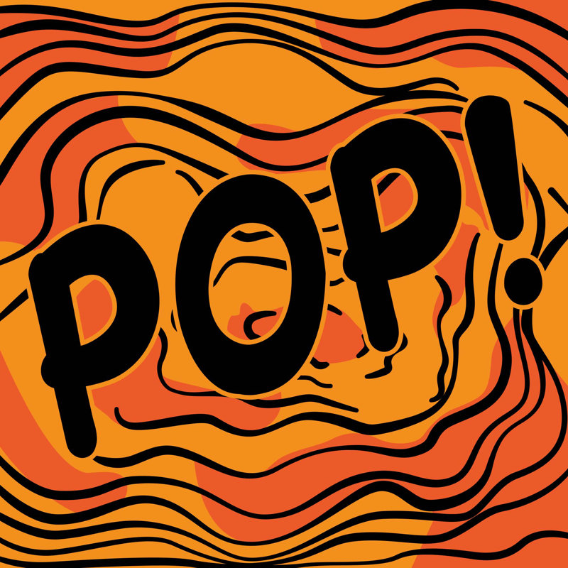 «Pop Sounds 5» par Yaffa G - impression sur toile tendue, H 55 po x l 55 po x P 2 po