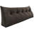 Sit-up Back Comfort Velvet Headboard Wedge Reading Pillow Triangular Backrest Back Support-56420204-56420207
