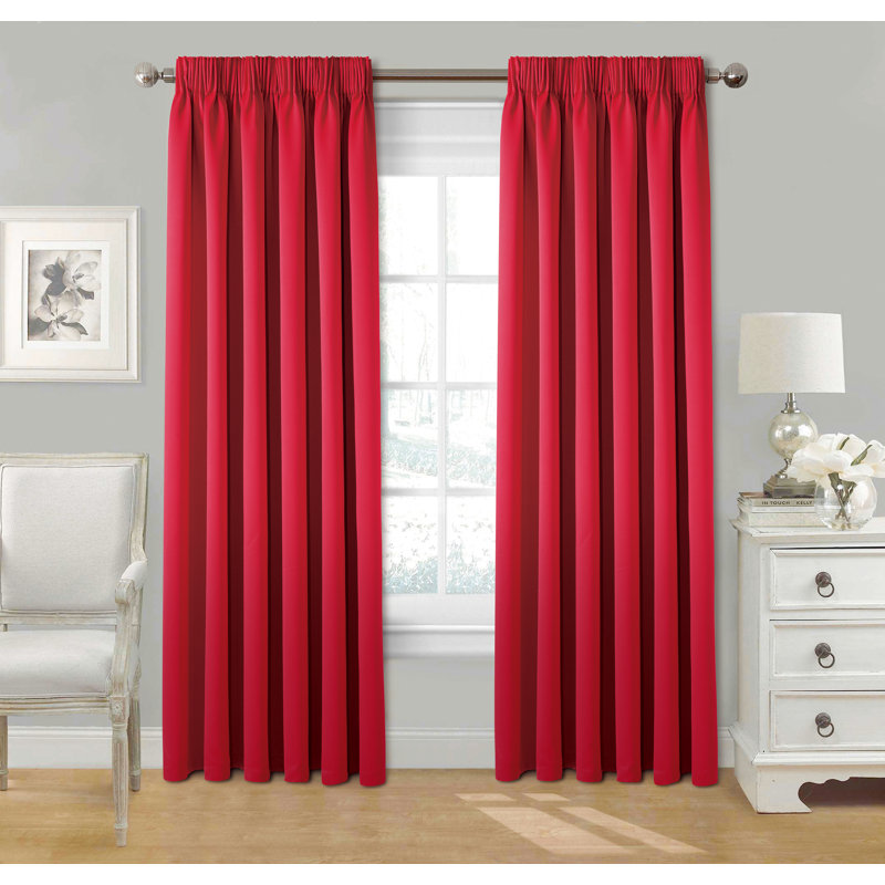 Desmariah Blackout Pair, Black, Width 168 x Drop 137cm