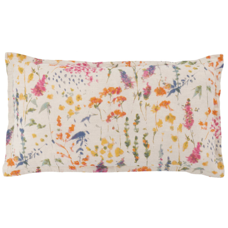Floral Cotton Pillow Sham, King