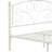 Queen  Size Unique Flower Sturdy System Metal Bed Frame With Headboard And Footboard-1757524002