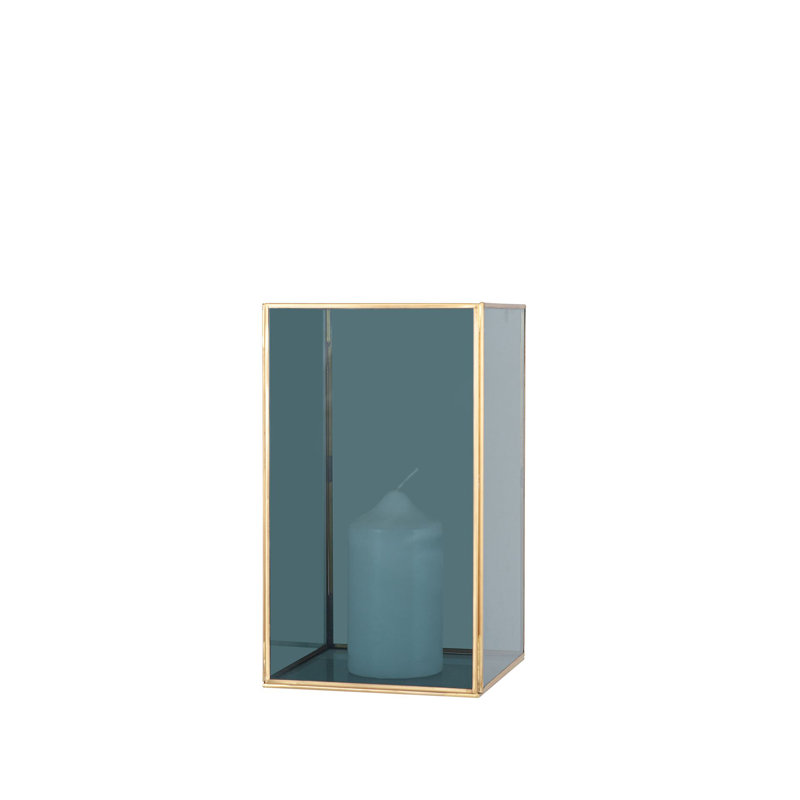 Tabletop Lantern, 31cm H x 18cm W x 18cm D