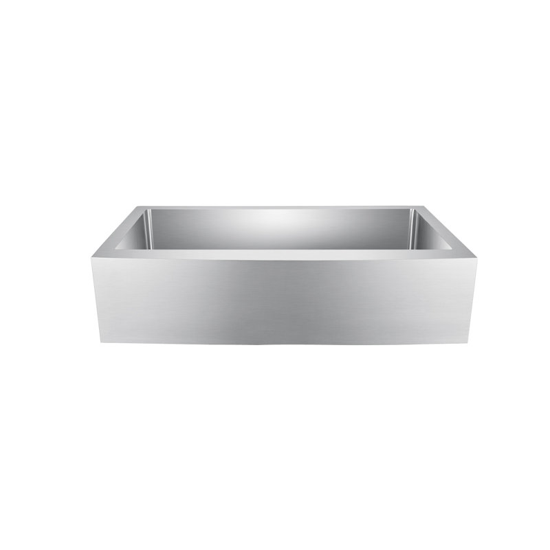 Amanda 27'' L Farmhouse / Apron Single Bowl Stainless Steel Kitchen Sink